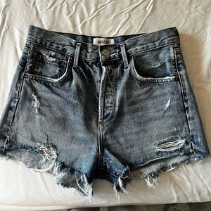 AGOLDE Parker Denim Shorts